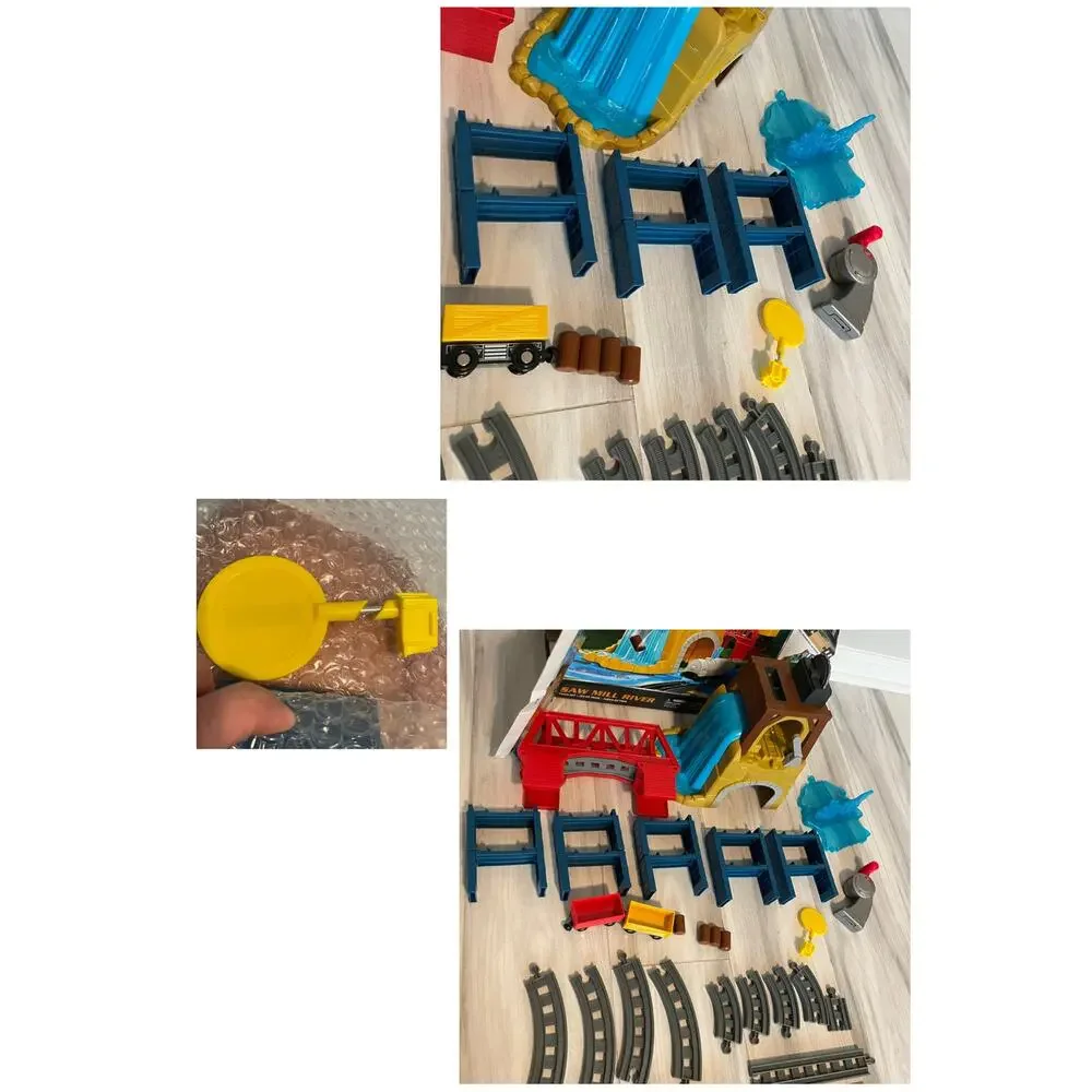 Imaginarium Power Rails Saw Mill River RC Train Set Toys R Us Incomplete READ